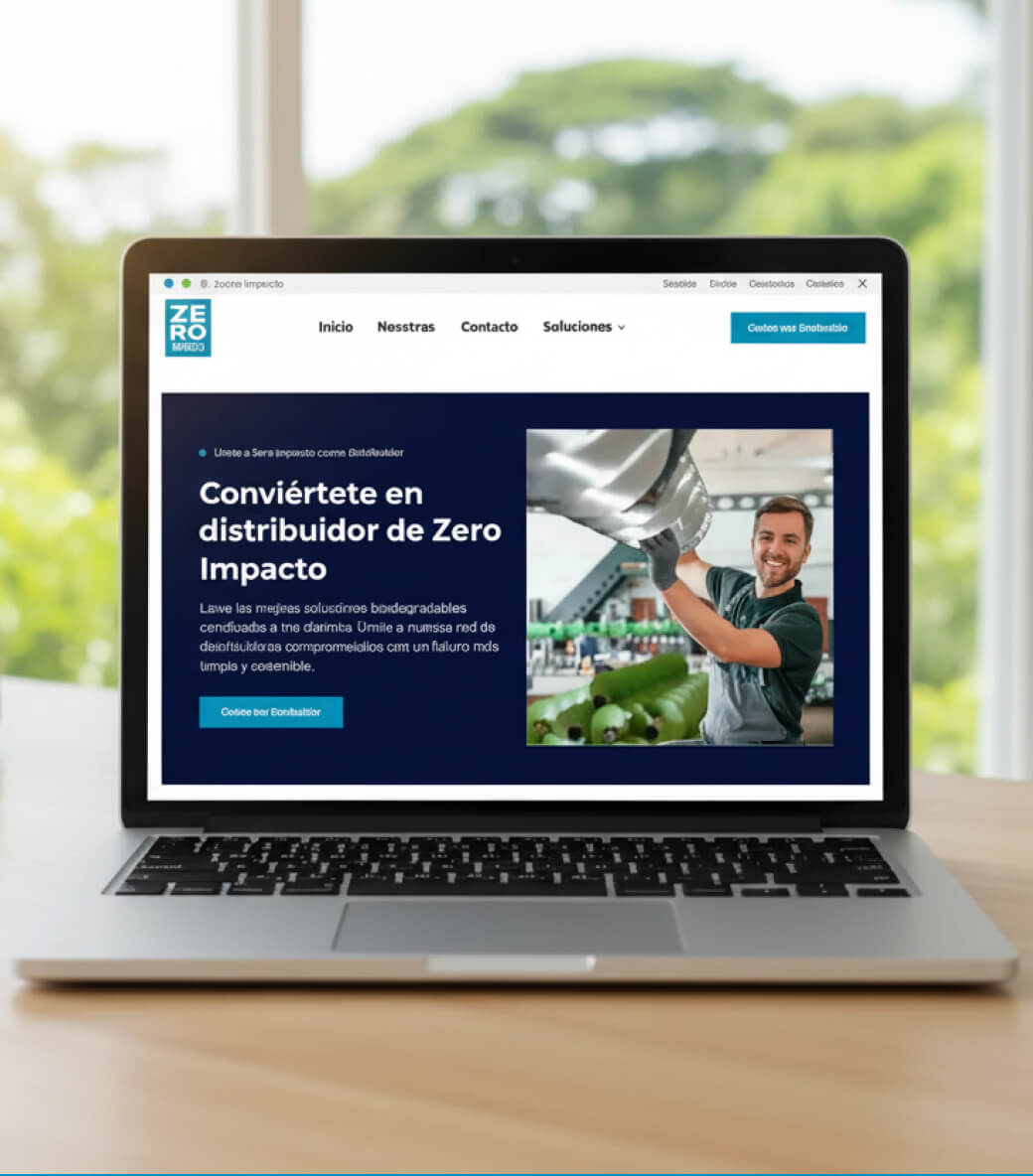 Diseño y desarrollo web para empresa de soluciones de limpieza biodegradables mexicana